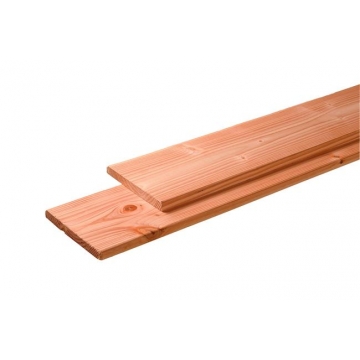 Geschaafde/Fijnbezaagde Plank Douglashout 2.8x19.5x300cm Groen Geimpregneerd