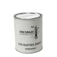 Verf DVS rustiek zwart 1.0 liter