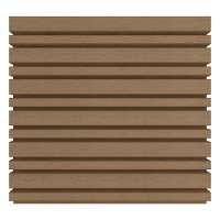 NTW Composiet Wandbekleding Castellation 4325 Profiel Teak