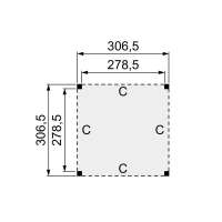 Douglasvision Buitenverblijf Modern 300 Onbehandeld