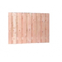 Douglas 16mm plankenscherm 19 planks geschaafd 130cm