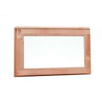 Douglas Vast Raam Melkglas Kleurloos Geimpregneerd.