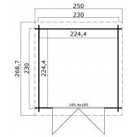 Indi 230 Platinum Grey