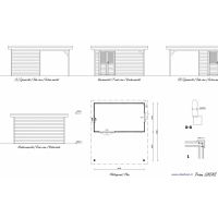 Tuinhuis Prima Lucas 480x420cm