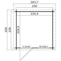 Wels 2 (groen geimpregneerd)