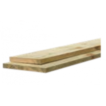 Fijnbezaagde plank vuren 1,9x14,5x180cm