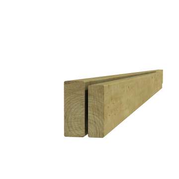 Geschaafde Vuren Gording 4.5x14.5x420cm