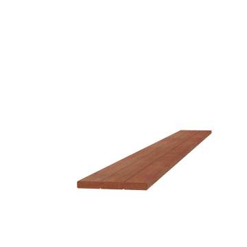 Schuttingplank Hardhout Geschaafd 1.5x14.5x180cm