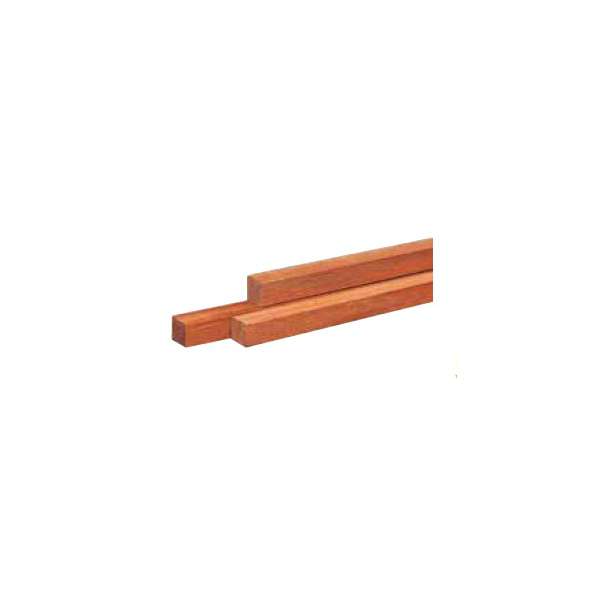 Paal  Hardhout Ruw 8x8x275cm