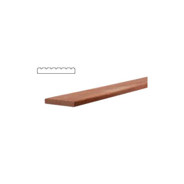 Hardhout Dekdeel Geprofileerd 21x145mm 365cm