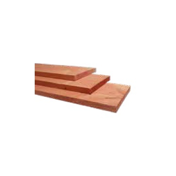 Douglas fijnbezaagde plank 2.5 x 25.0 x 500 cm. onbehandeld.