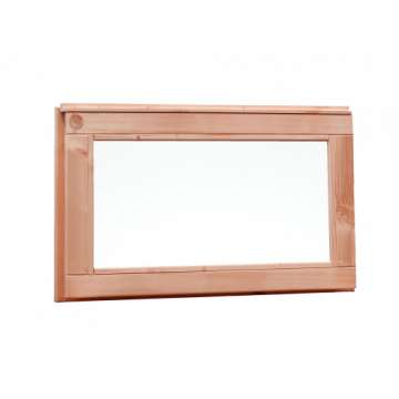 Douglas Vast Raam Melkglas Kleurloos Geimpregneerd.