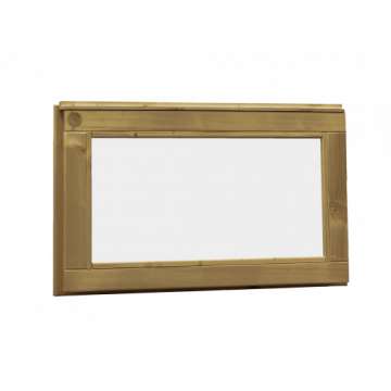 Douglas Vast Raam Melkglas Groen Geimpregneerd.