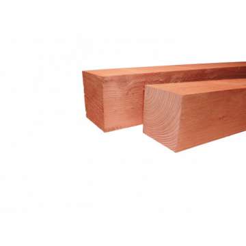 Douglas fijnbezaagde paal 15 x 15 x 600 cm, onbehandeld.