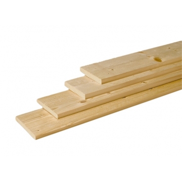 Plank geschaafd 18x100 mm geimpregneerd grenen 400cm