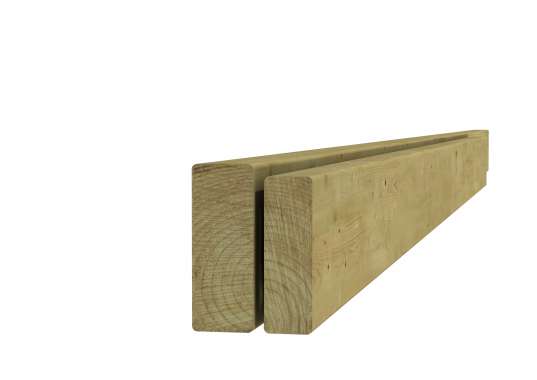 Geschaafde Vuren Gording 4.5x14.5x420cm