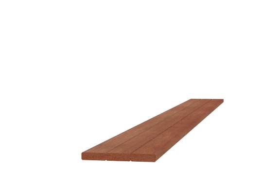 Schuttingplank Hardhout Geschaafd 1.5x14.5x180cm