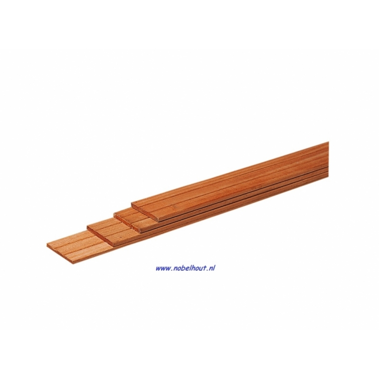 Plank Hardhout Geschaafd 1.6x14.5x395cm